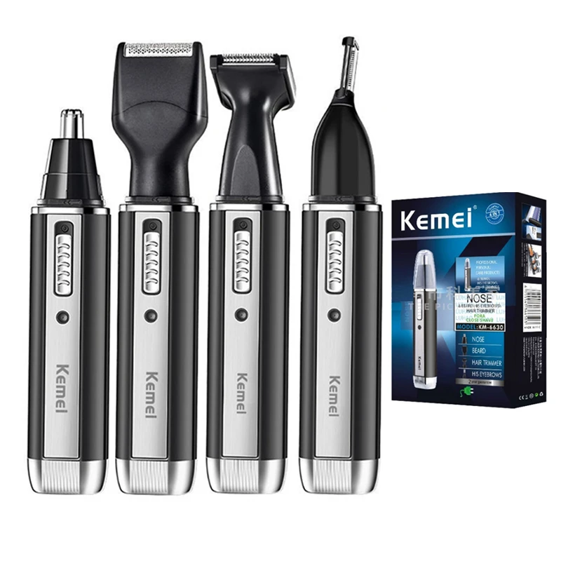 Men'S Grooming Facial - Kemei tondeuse électrique tout-en-un rechargeable pour