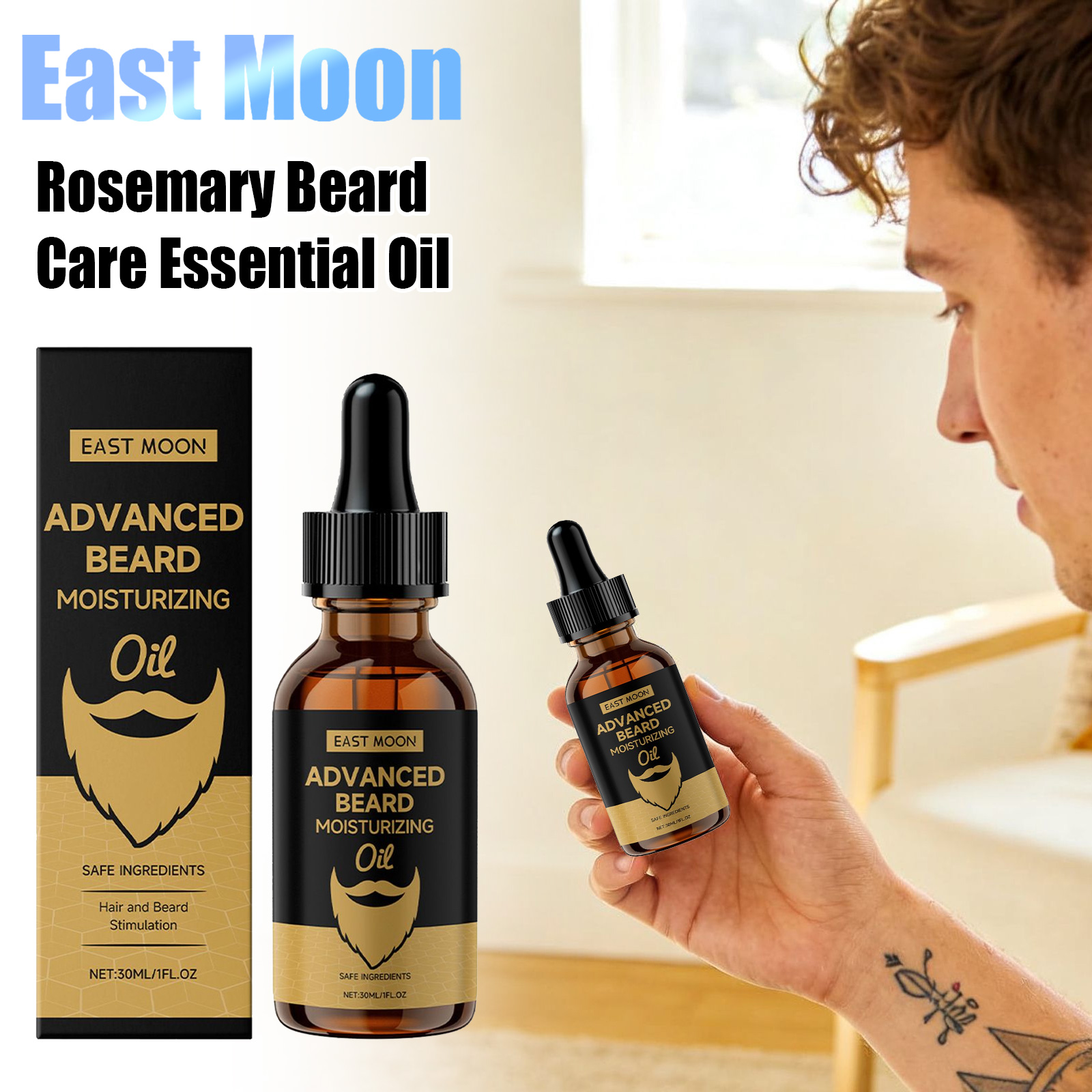 Beard Oil Growth - Huile de croissance pour barbe East