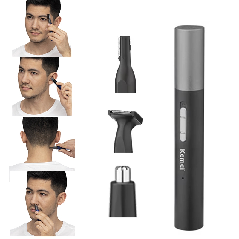 Men'S Grooming Facial - Tondeuse à poils de nez rechargeable