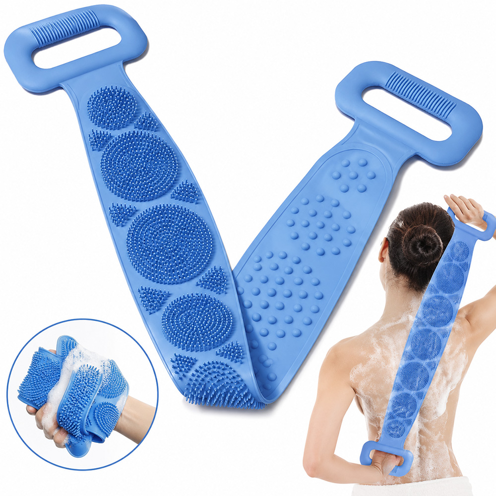 Exfoliating Scrub Mens - Brosse exfoliante en silicone de 23