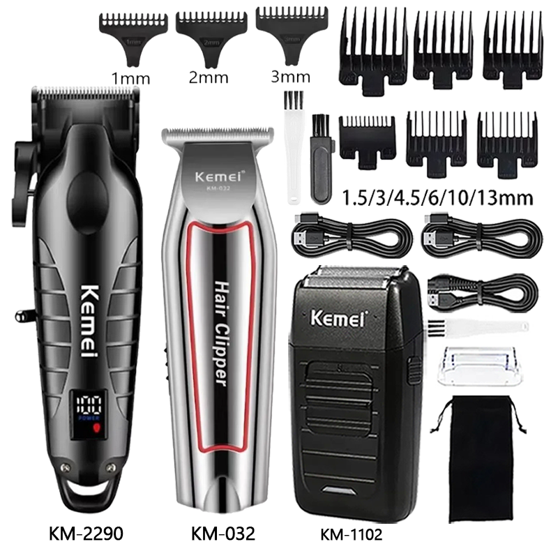 Mens Grooming Barber - Tondeuse à cheveux professionnelle sans fil