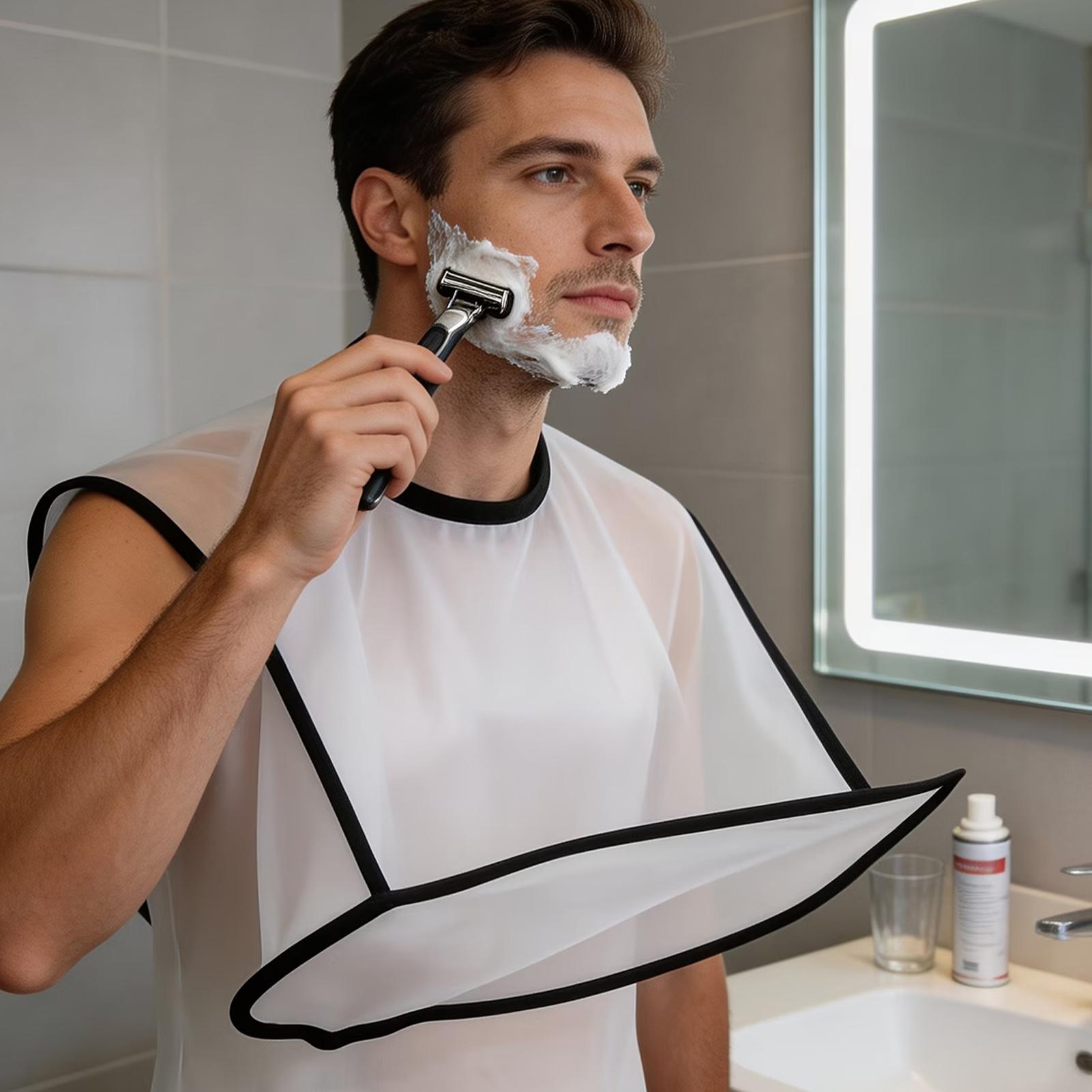 Mens Grooming Barber - Tablier de rasage pliable pour la