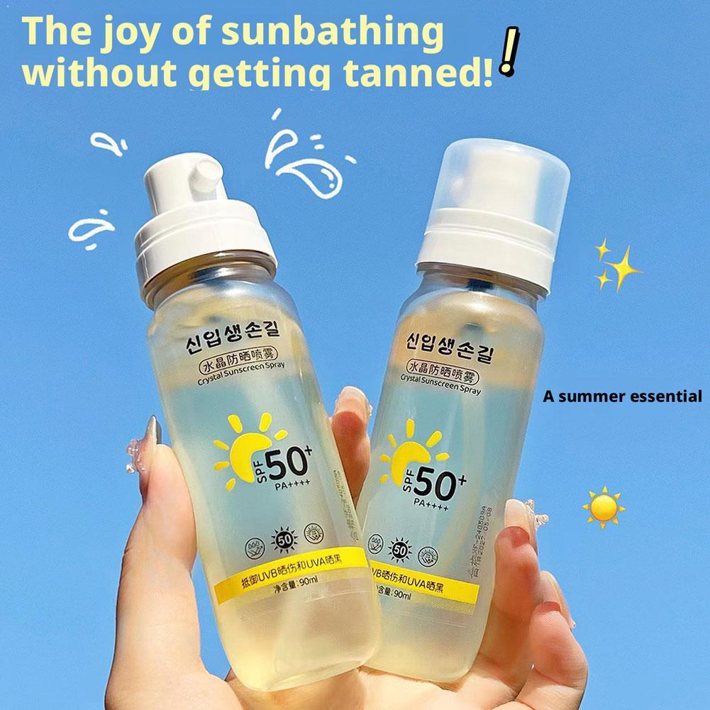 Face Moisturizer Spf - Spray solaire coréen SPF 50+, léger,