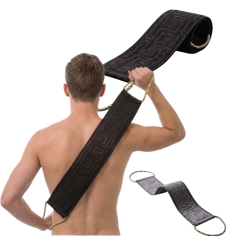 Exfoliating Scrub Mens - Brosse longue exfoliante pour le dos,