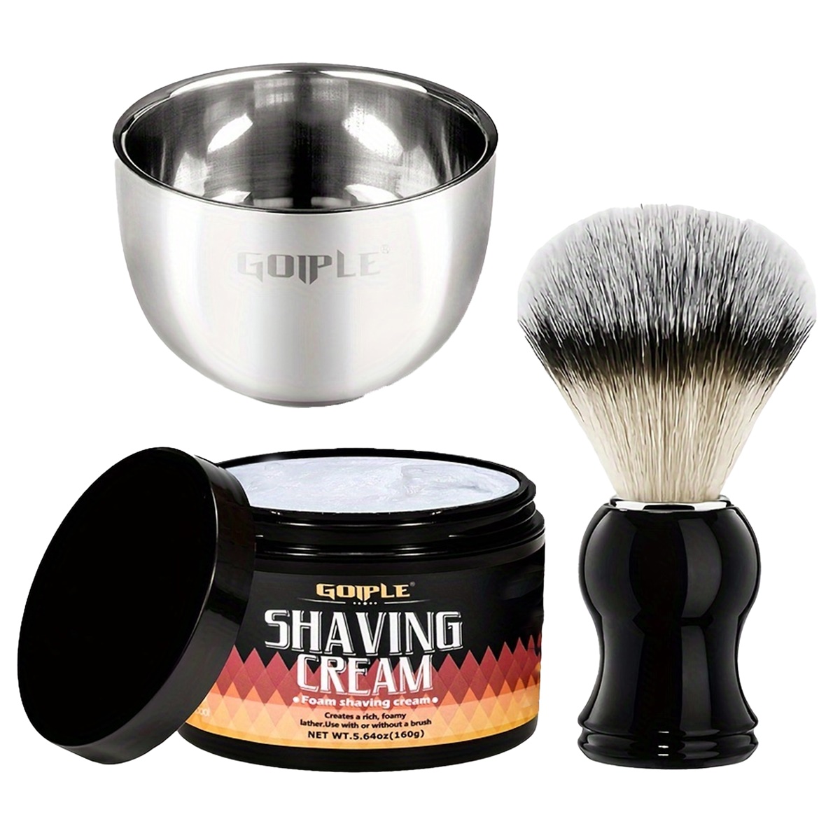 Kit de crème de soin pour le r - Shaving Brush Set avis et prix