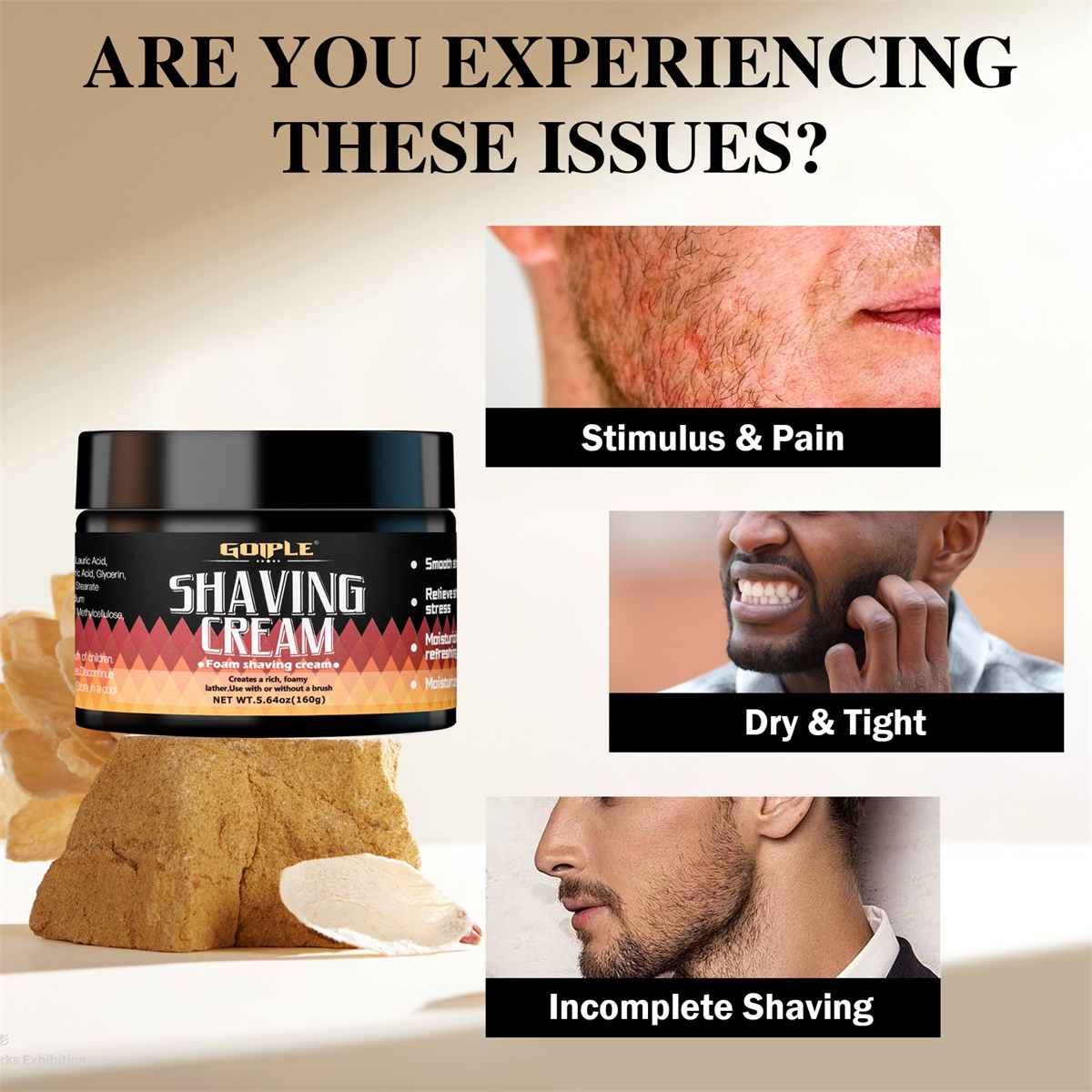 Kit de crème de soin pour le r - Shaving Brush Set avis et prix