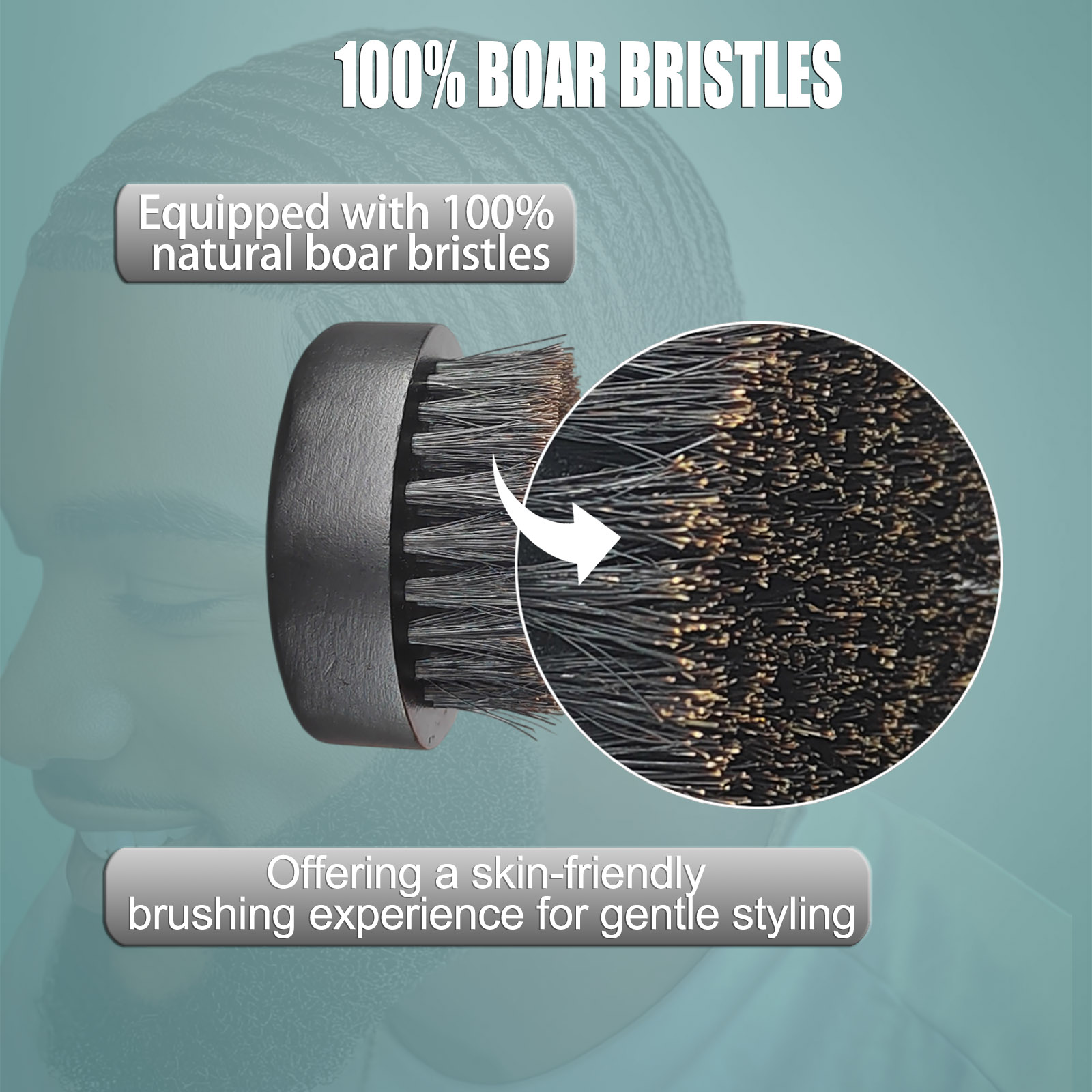 Brosse à barbe ronde pour homm - Men'S Grooming Facial avis et prix