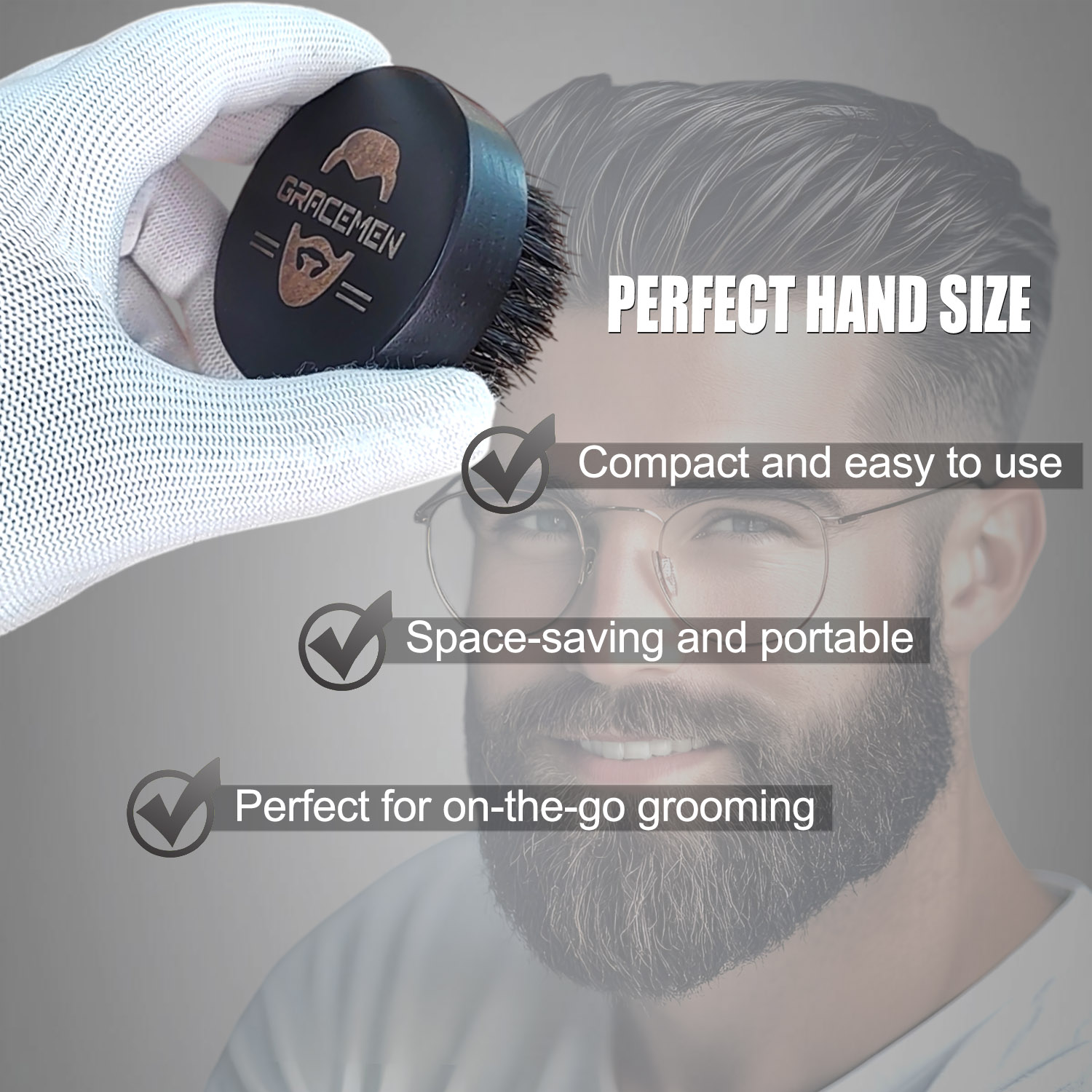 Brosse à barbe ronde pour homm - Men'S Grooming Facial avis et prix