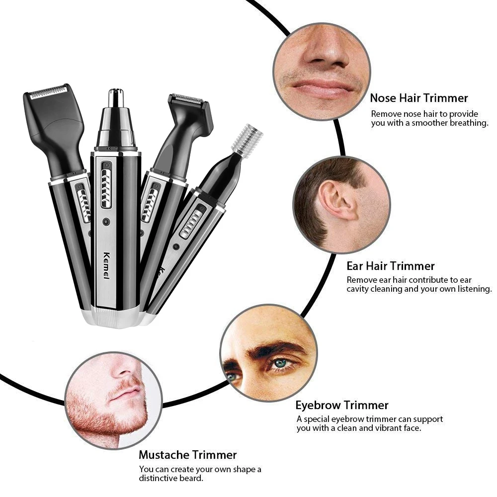 Kemei tondeuse électrique tout - Men'S Grooming Facial avis et prix