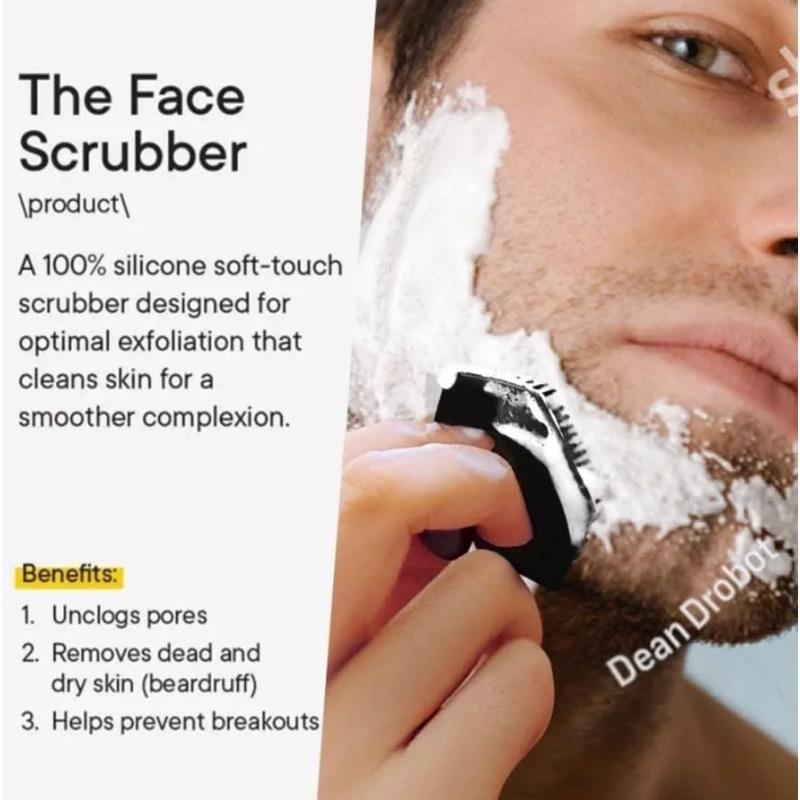 1 Brosse nettoyante faciale en - Exfoliating Scrub Mens avis et prix