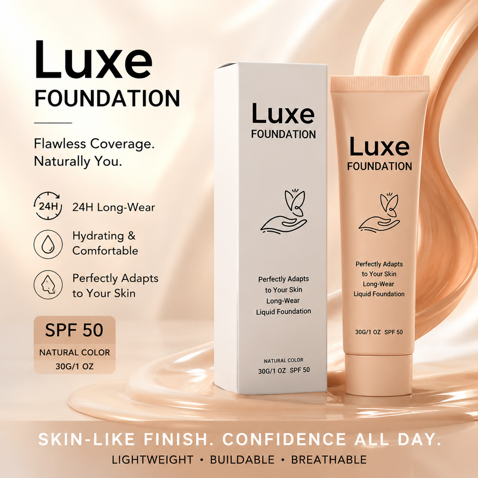 Fond de teint SPF 50+ changean - Face Moisturizer Spf avis et prix