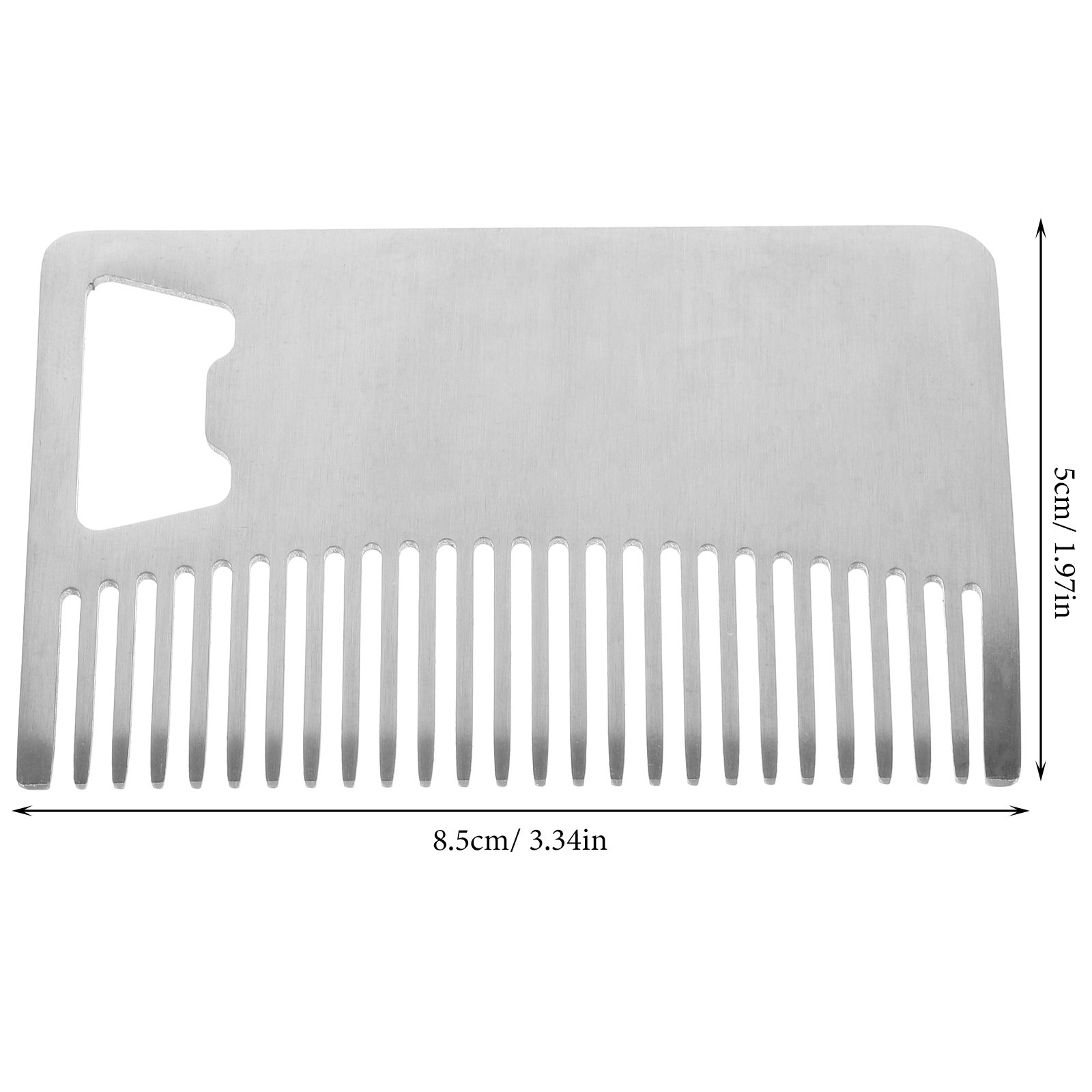 Peigne à barbe en acier inoxyd - Mens Grooming Barber avis et prix