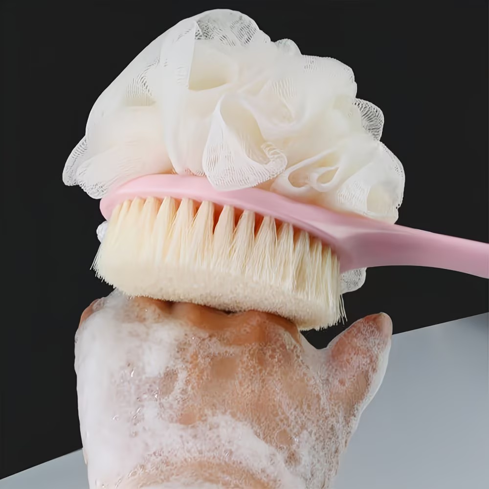 Brosse de bain 2-en-1 en fibre - Exfoliating Scrub Mens avis et prix