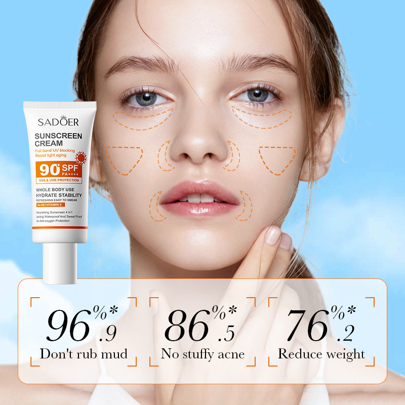 Sadoer crème solaire à haute P - Face Moisturizer Spf avis et prix