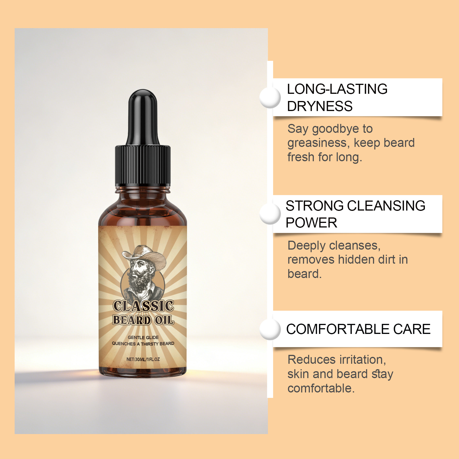 L'huile essentielle de soin de - Beard Oil Growth avis et prix